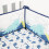 Type1 Crib Protective Set - Skin Friendly & Comfortably Breathable Pads 3