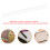 100PCS 14.3mm White A4 Size 34 Teeth 3:1 Double 6