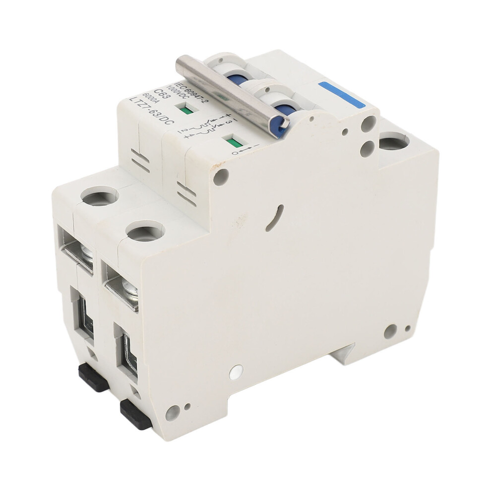 2P Mini Circuit Breaker 63A 1000V Dc Flame Retardant For Solar System 3551332134781