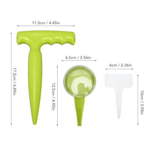 12pcs Seed Dispenser Set with 5 Dial Sowing Tools & Labels 1