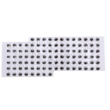 100Pcs Fish Eyes 4mm Durable 3D Round Soft DIY