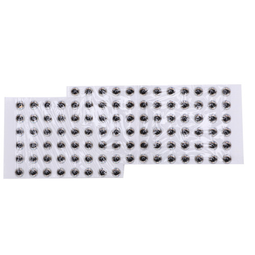 100Pcs Fish Eyes 4mm Durable 3D Round Soft DIY