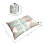Adjustable Height Travel Pillow with High Elasticity Foam Core 2