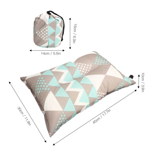 Adjustable Height Travel Pillow with High Elasticity Foam Core 1