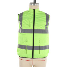 Air Conditioned Work Vest w/Fans Reflective & UV Resistant XL Green