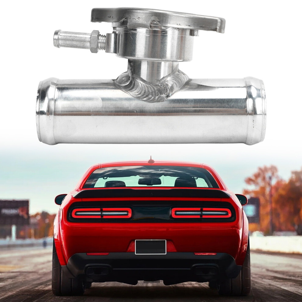 32Mm Inline Radiator Hose Filler Neck With 16Psi Cap Polished Aluminum 9301332136223