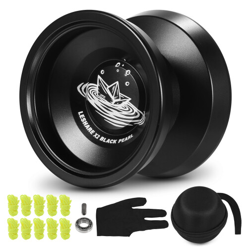 Aluminum Yoyo Ball with Bearings, Strings & Storage Case – Multiple Colors 2
