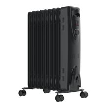 (2kW 9 Fin) MYLEK Oil Filled Radiator Thermostat Timer Options