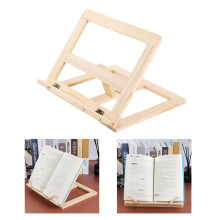 Adjustable Wooden Book Stand for Reading, 30.5x24cm, Kid & Adult