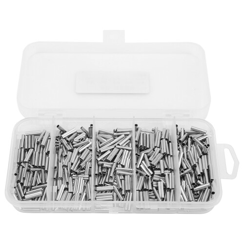 500PCS Single Double Barrel Crimping Sleeve 1