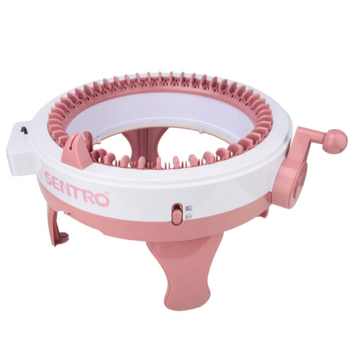 DIY Plastic Hand Knitting Sewing Machine Children 2
