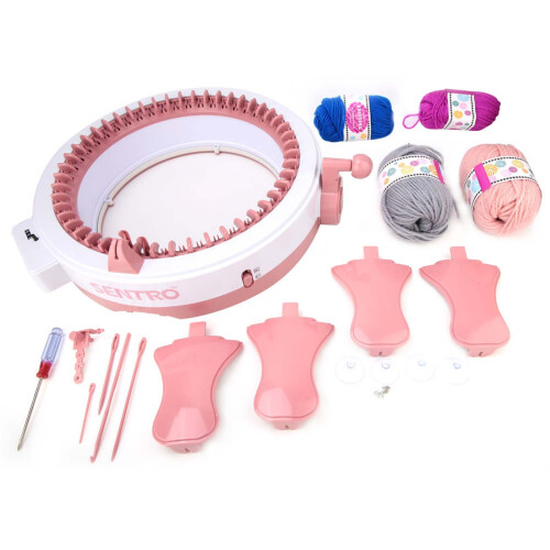 DIY Plastic Hand Knitting Sewing Machine Children