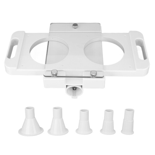Durable 2-Slot ABS Hamburger Patty Maker for Home & Restaurant Use 2
