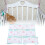 Cute Printed Crib Edge Protectors - Style 1 Safe and Breathable 6