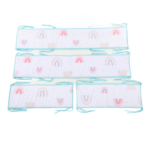 Cute Printed Crib Edge Protectors - Style 1 Safe and Breathable 1