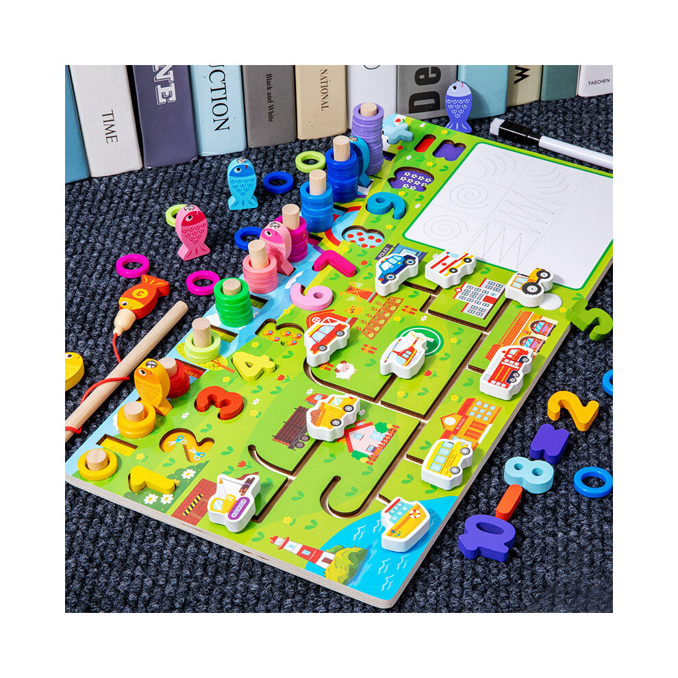 (Traffic) Board Counting Traffic With Number And Letter Recognition For Learning Early-image-OPC-PJB8QJR-NEW