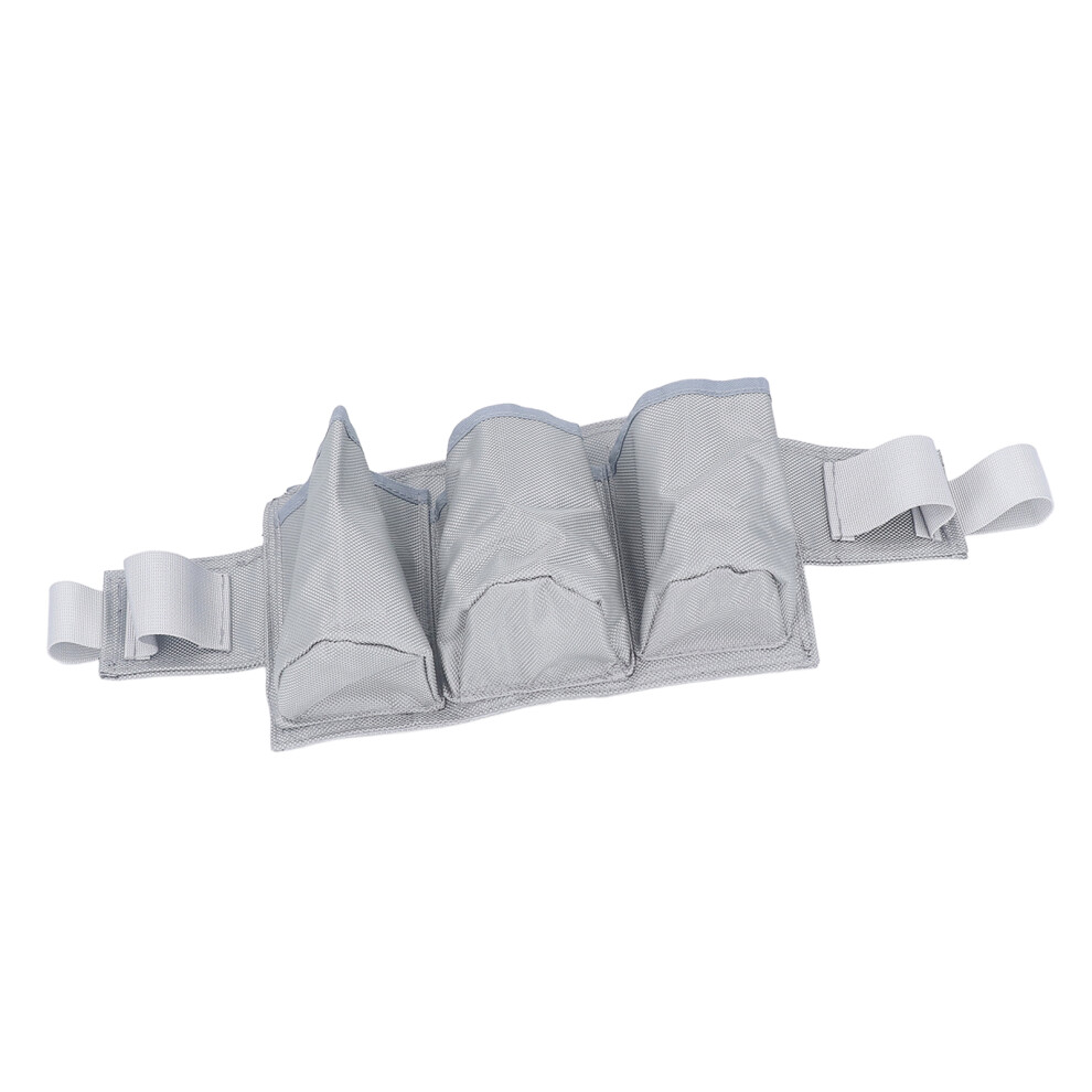 Waterproof Oxford Cleaning Tool Waist Bag - Gray, Durable Storage Pouch 3381332146367