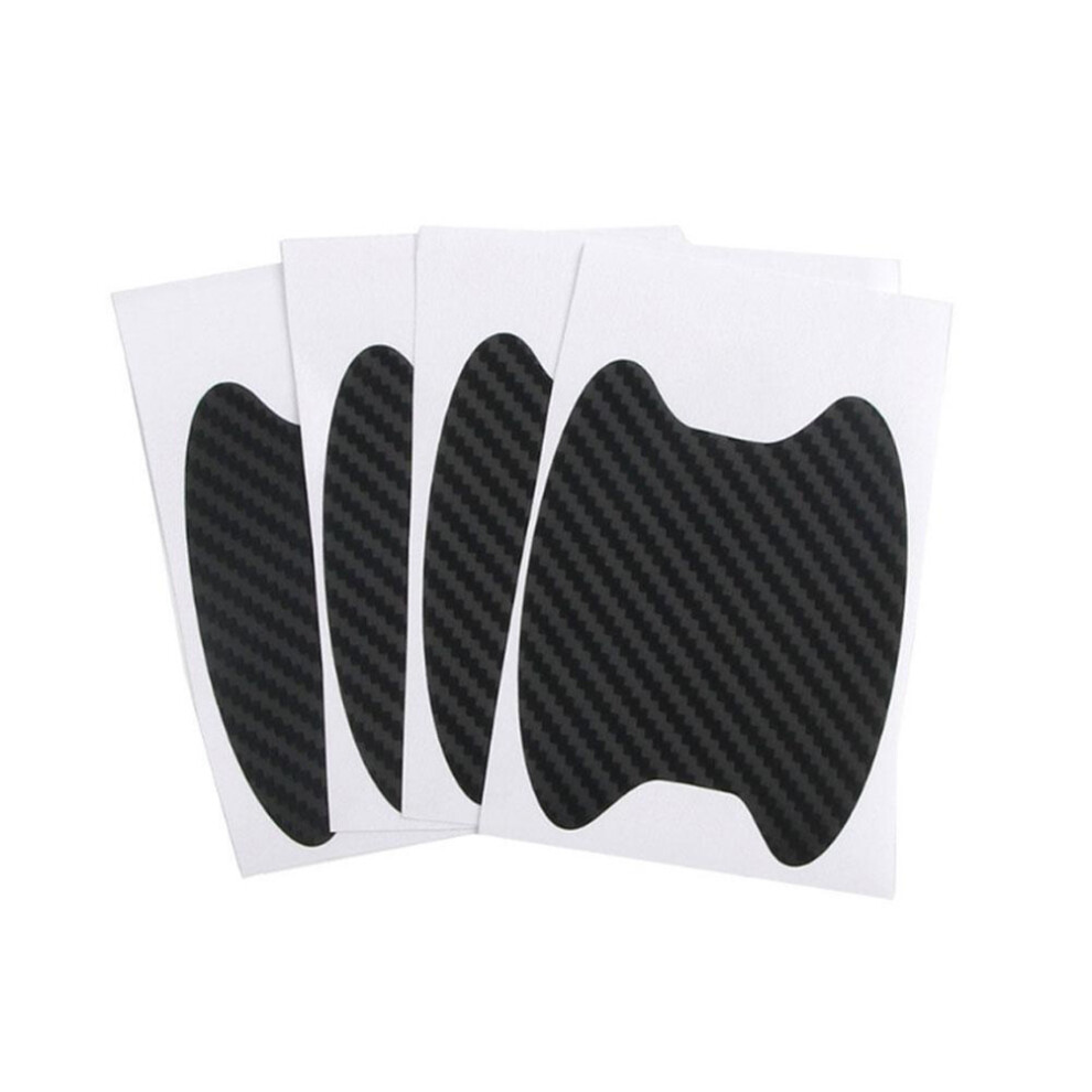 4Pcs Universal Carbon Fiber Auto Door Handle Film 9121376166396