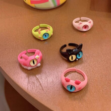 Adorable Pattern Alloy Finger Ring for Men & Women Type F