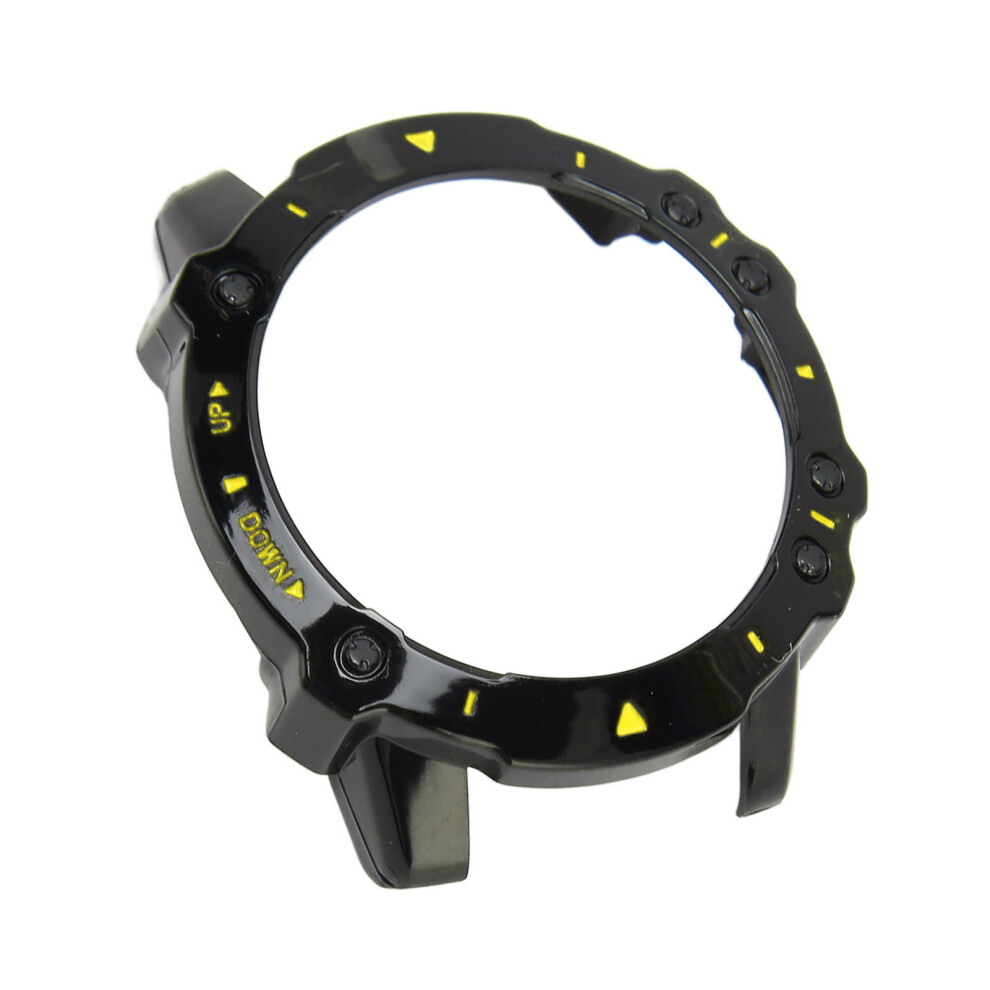 Shock Proof Full Cover Watch Case For Amazfit Falcon Black Yellow Black,Yellow 8771332148259