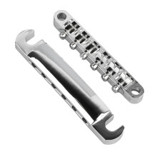 Gitarrenbrücken-Set aus Zinklegierung, 6-saitiger elektrische Saitenhalter für LP-Stil Gitarren