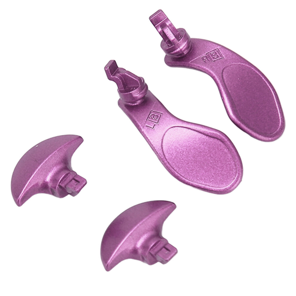 4Pcs Metal Back Paddles For Ps5 Edge Controller Replacement Accessories Purple 8791332150588