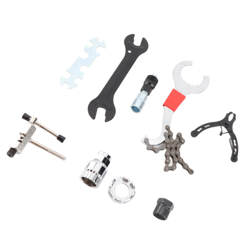 Multi-Function Bike Repair Tool Set Crank Puller & Chain Breaker Green 2