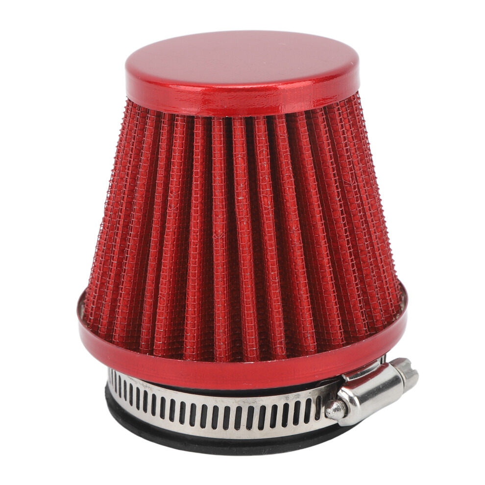 Universal 50Mm Air Induction Filter For Quad Atv Pit Dirt Bikes Red 8001332152698