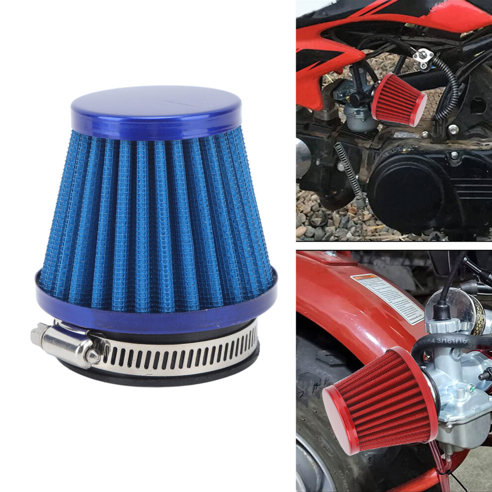 50Mm Air Filter For Off-Road Motorcycle & Quad Dirt Pit Bikes Blue 4991332152719
