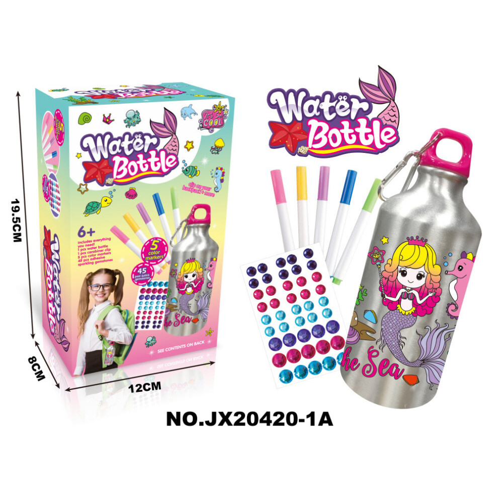 (Mermaid ) Diy Thermos Kids Cup With Mermaid Dinosaur Unicorn Themes Use For Outdoor-image-OPC-PJB92WG-NEW