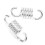 2Pcs 8mm Hanging Porch Swing Spring Heavy Duty 10