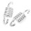 2Pcs 8mm Hanging Porch Swing Spring Heavy Duty 9