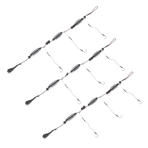 Artificial Lure Bait Fishing Hook Cage Trap Basket 2