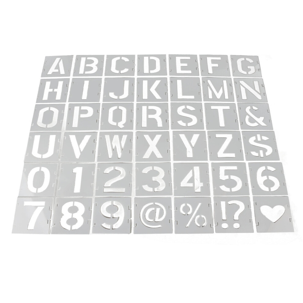 42Pcs Portable Alphabet Stencil Set For Spray Painting Diy Home Crafts 5031332156283