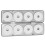 8pcs Fishing Plastic Foam Spool Fishing Line 9