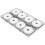 8pcs Fishing Plastic Foam Spool Fishing Line 6