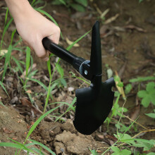 Premium Folding Camping Shovel with Compass Collapsible Entrenching Tool