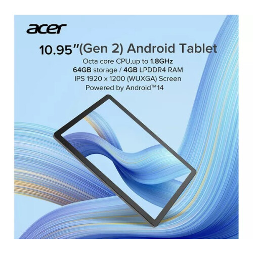 Acer ACER ACTAB1125 10.95" Tablet - 64 GB, Black 1