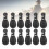 ABS Beads Carp Match Stopper Fishing Connector 12