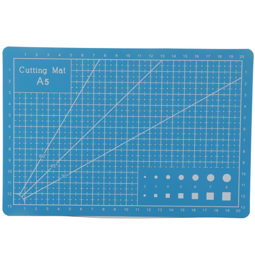 A5 Grid Lines PVC Cutting Mat Self healing Paper