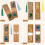 200pcs Kraft Bookmark Sleeves – DIY Support, 15x4.6cm Stable Holders 4