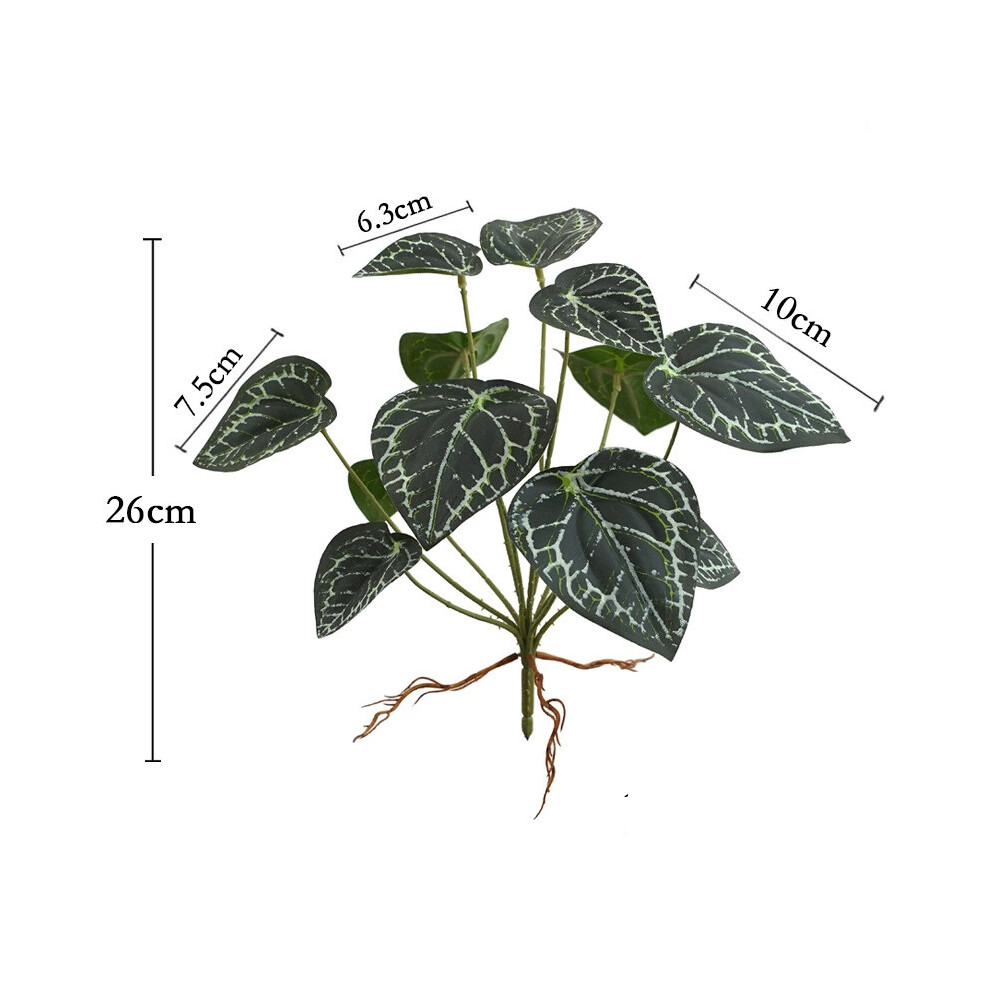 (Style 9) Faux Multiple Leaf Green Plant For Indoor Garden Wall Art Decoration Home And-image-OPC-PJB9R6Y-NEW
