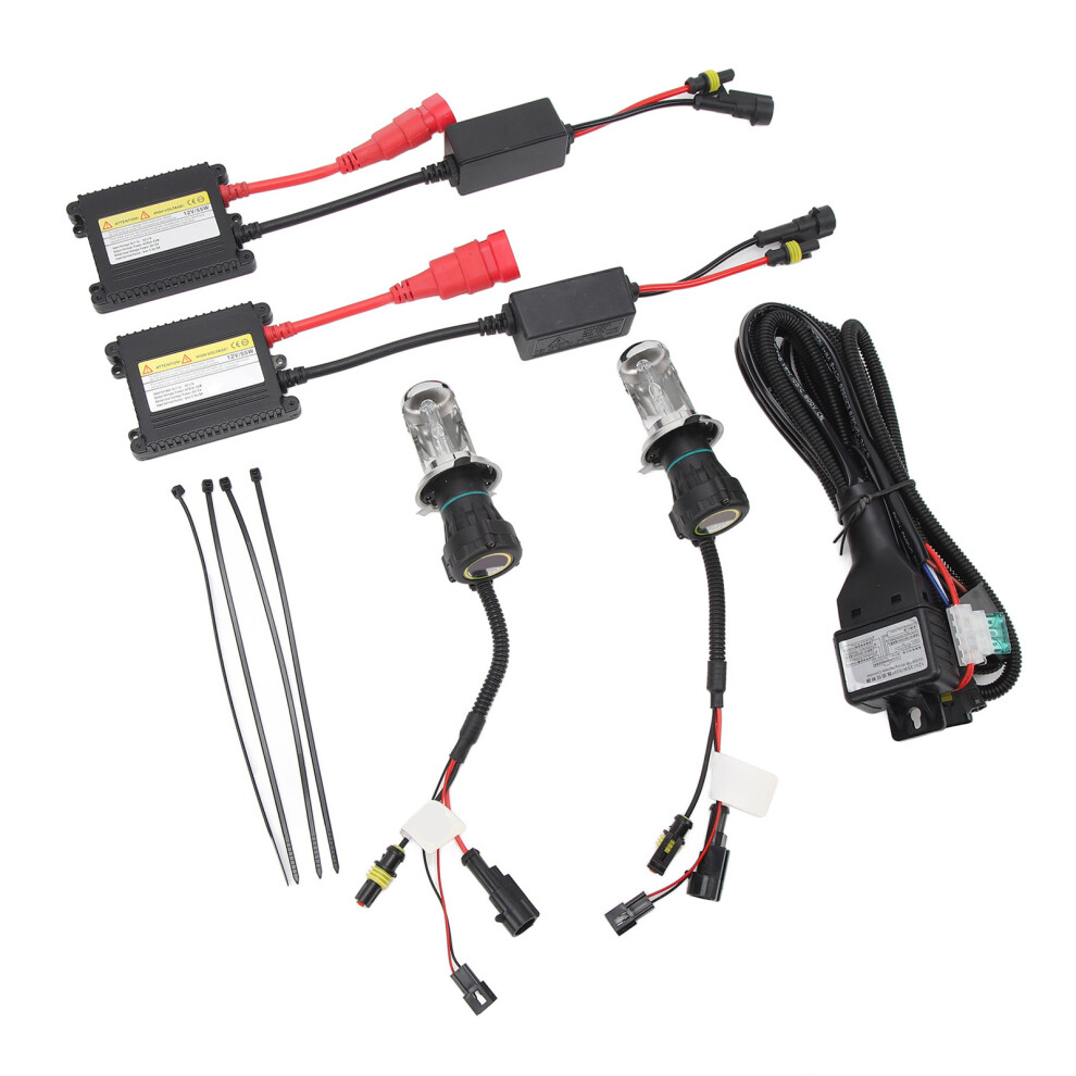 5500LM 55W H4 HID Xenon Bulbs Kit for DC12V Cars 6000K - White Light-image-OPC-PJB9S5C-NEW