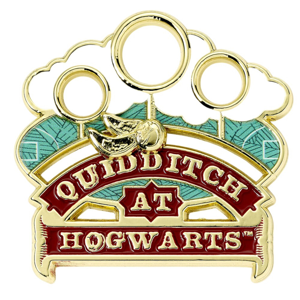 New Harry Potter Snitch Quidditch Badge Golden