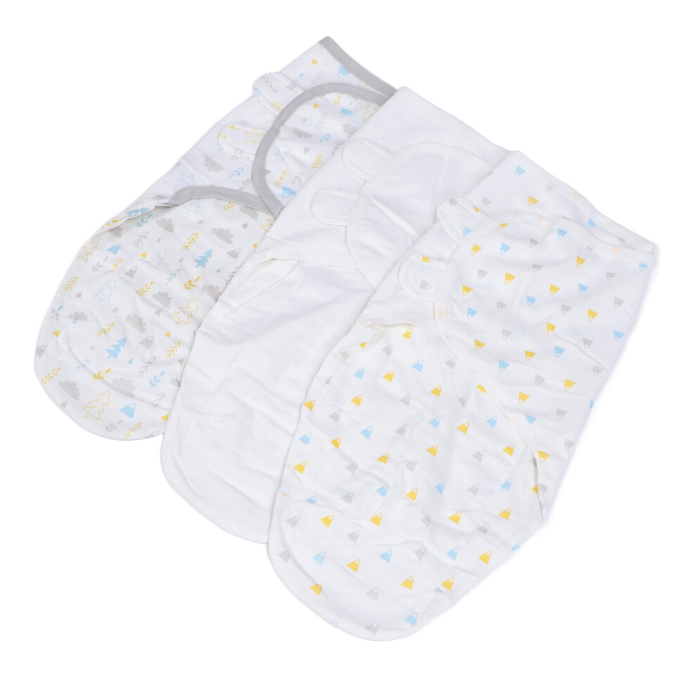 3pcs Newborn Swaddle Sacks - Cozy Cotton Blanket for 0-2 Months Old