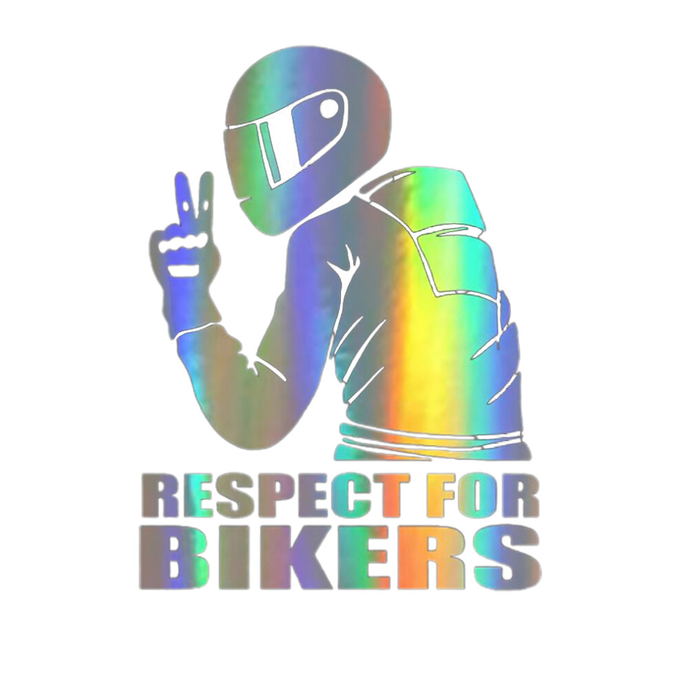 Respect For Cyclists Reflective Sticker Decal Car 9121376170195
