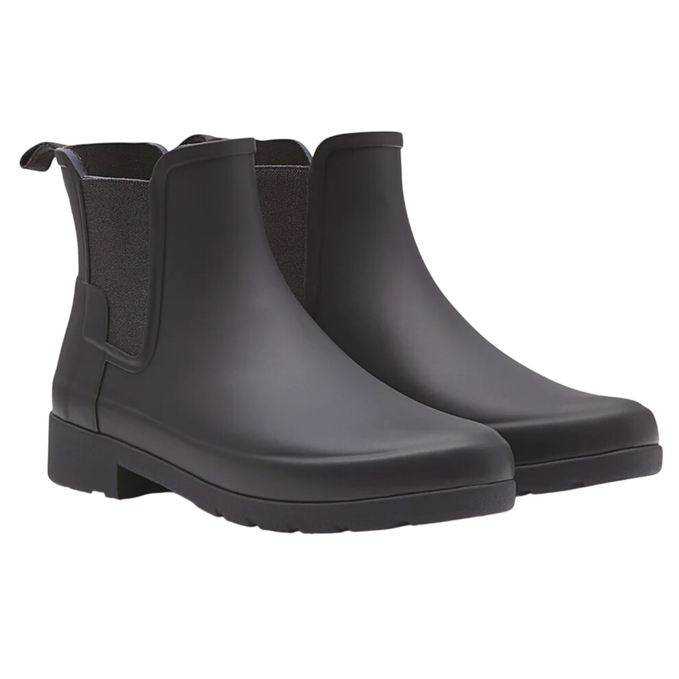 (8 UK, Navy) Hunter Womens/Ladies Original Refined Chelsea Boots