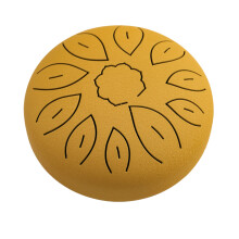 6-Inch Steel Tongue Drum C Key 11 Notes with Mallets & Bag for Meditation