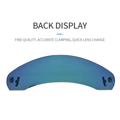 Helmet Visor Replacement for LS2 FF352/384/351/369/802, PC, 28x12.5cm