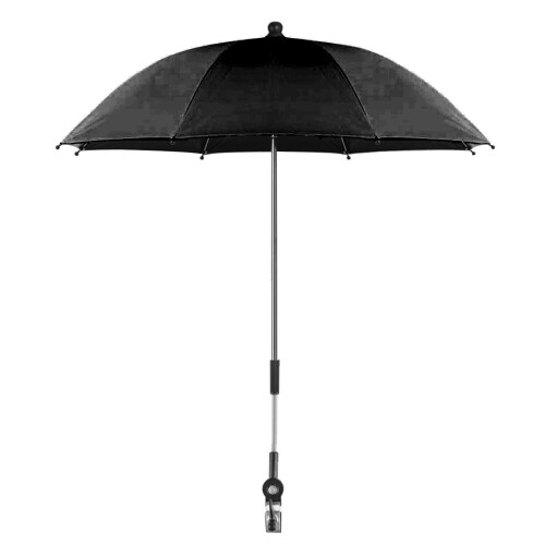 Baby Stroller UV Parasol, 85cm, Detachable, Universal Black 1